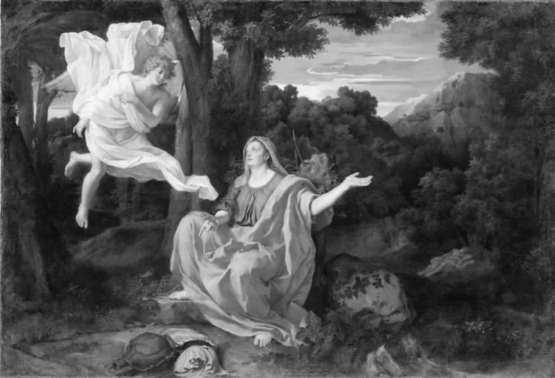 L'angelo e Agar - Statens Museum for Kunst, Copenaghen